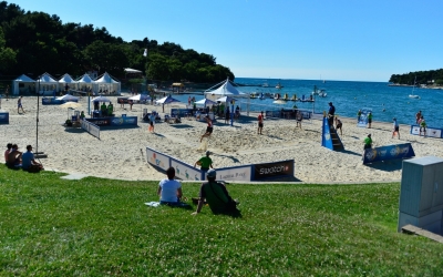 Poreč Major: side courts like no other